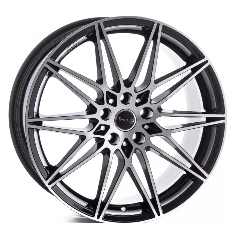 alumiinivanne Avus AC-MB5 Black Polished 9.5x20" 5x120 ET45 keskireikä 72.6