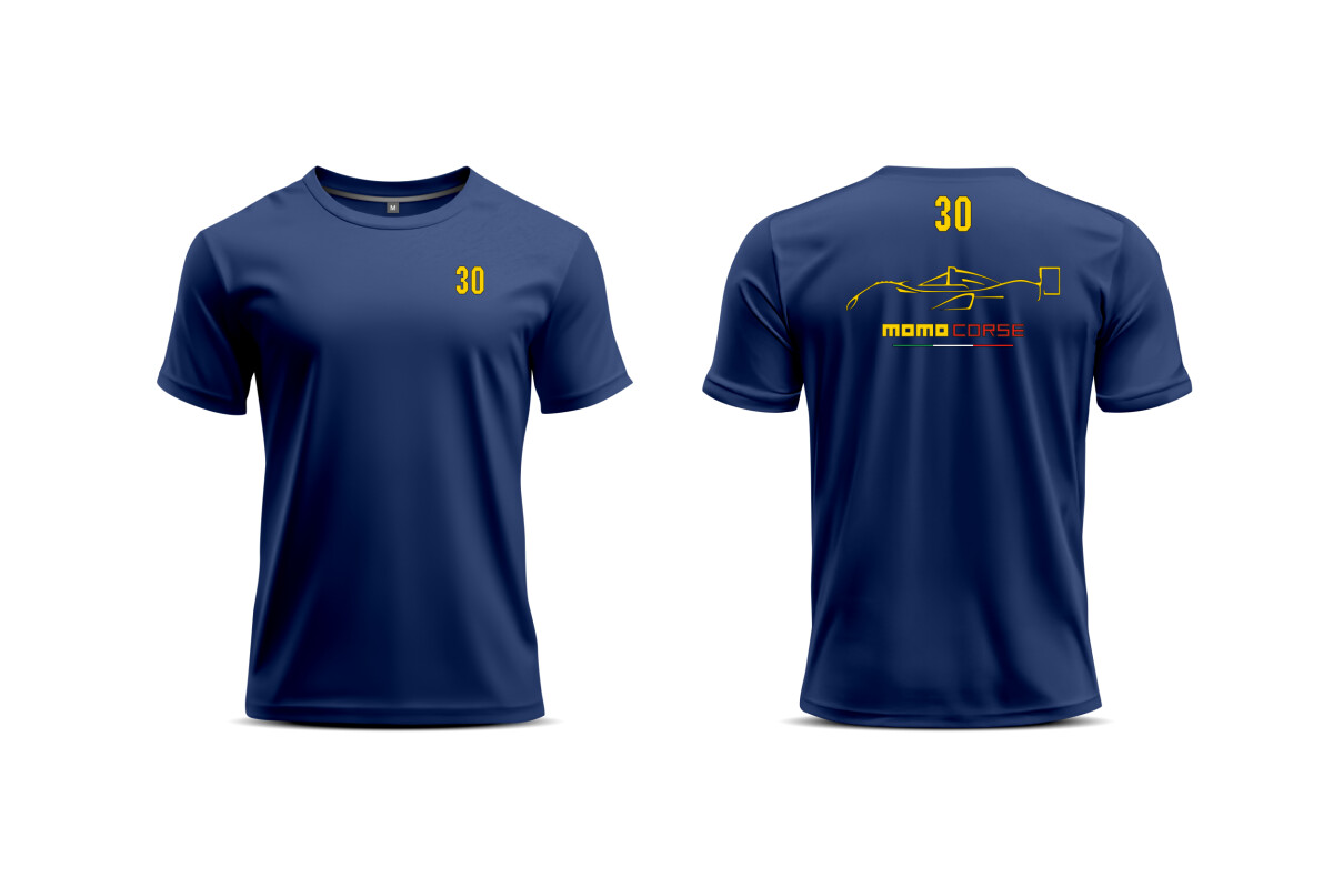 Momo T-shirt Corse Blue M 1pcs