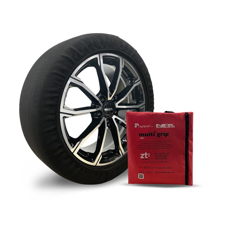 NPK Snow Chains Multigrip Light TG.05 195/65R15; 205/55R16; 225/45R17; 225/40R18 fits similar circumference and width (73000SSL05)