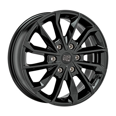 alumiinivanne MSW 42 6H Gloss Black 8.5x20" 6x120 ET47 keskireikä 74.6