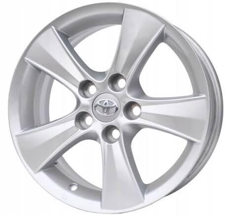 alumiinivanne OE Toyota PZ474-T0674-ZJ Silver 6.5x16" 5x100 ET39 keskireikä 54.1