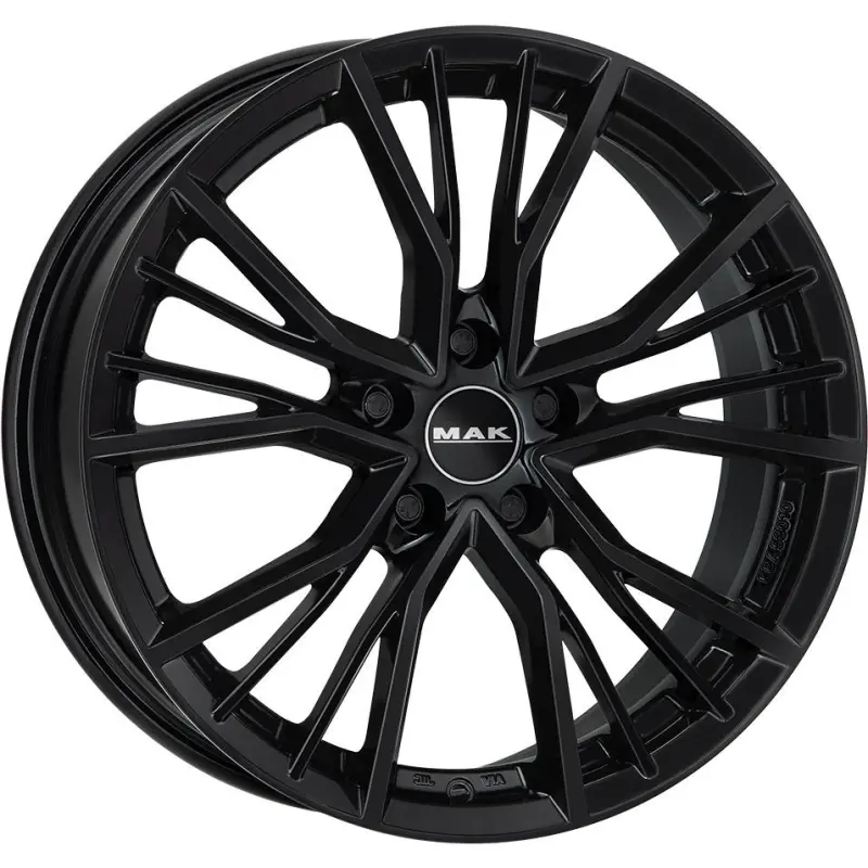 alumiinivanne MAK Union Gloss Black 8x18" 5x112 ET38 keskireikä 66.5