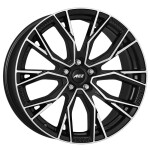 alumiinivanne AEZ Toronto dark Black/polished 8.5x20" 5x112 ET43 keskireikä 66.6