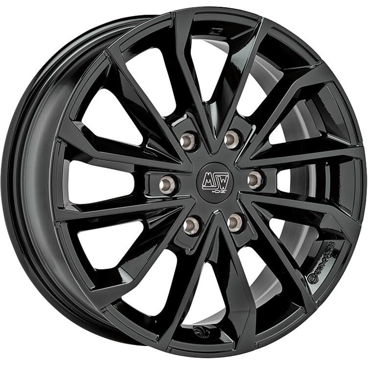 alumiinivanne MSW 42 Van Gloss Black 6.5x17" 6x120 ET50 keskireikä 74.6