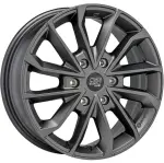 alumiinivanne MSW 42 Van Matt Dark Grey 6.5x17" 6x120 ET50 keskireikä 74.6