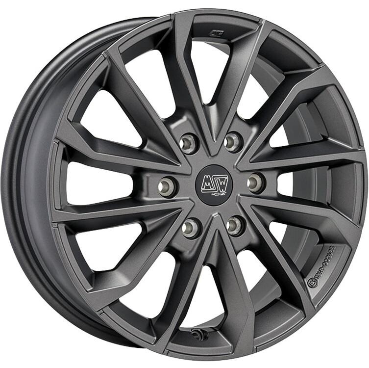 alumiinivanne MSW 42 Van Matt Dark Grey 7.5x19" 6x120 ET52 keskireikä 74.6