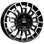 alumiinivanne MAK Nomad Black Mirror 7x17" 6x120 ET50 keskireikä 74.5