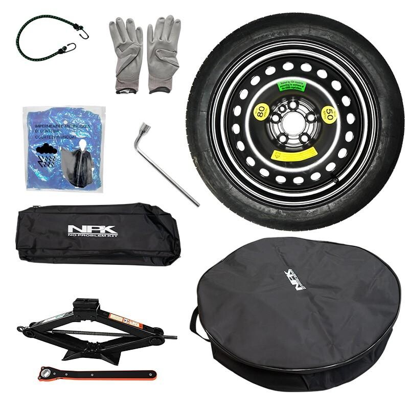 alumiinivanne NPK Spare Wheel teräs 4x19" 5x114.3 ET-15 keskireikä 76