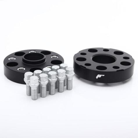 Spacer Japan Racing 30mm 2 Kpl 5x112 66.6 mm (+Bolts M14x1.25) Black (JRWA2-30MM-5L2-66BK)