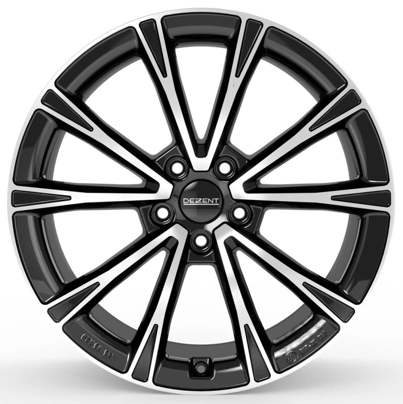alumiinivanne Dezent AR dark Black/polished 7.5x18" 5x114.3 ET40 keskireikä 60.1