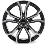 alumiinivanne Dezent TV dark Black/polished 7x17" 5x114.3 ET45 keskireikä 66.1