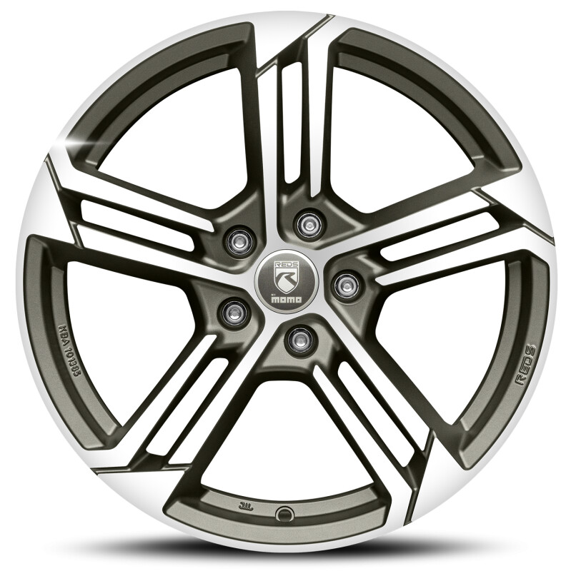 alumiinivanne Reds Twist Graphite Matt Polished 7.5x18" 5x114.3 ET32 keskireikä 72.3