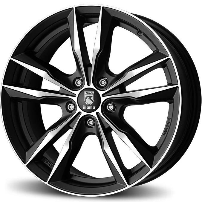 alumiinivanne Reds Fast Matt Black polished 6.5x16" 5x114.3 ET40 keskireikä 72.3