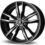 alumiinivanne Reds Fast Matt Black polished 7.5x17" 5x114.3 ET40 keskireikä 72.3