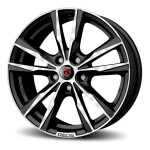 alumiinivanne Reds K2 HD Matt Black polished 7.5x17" 5x112 ET45 keskireikä 72.3