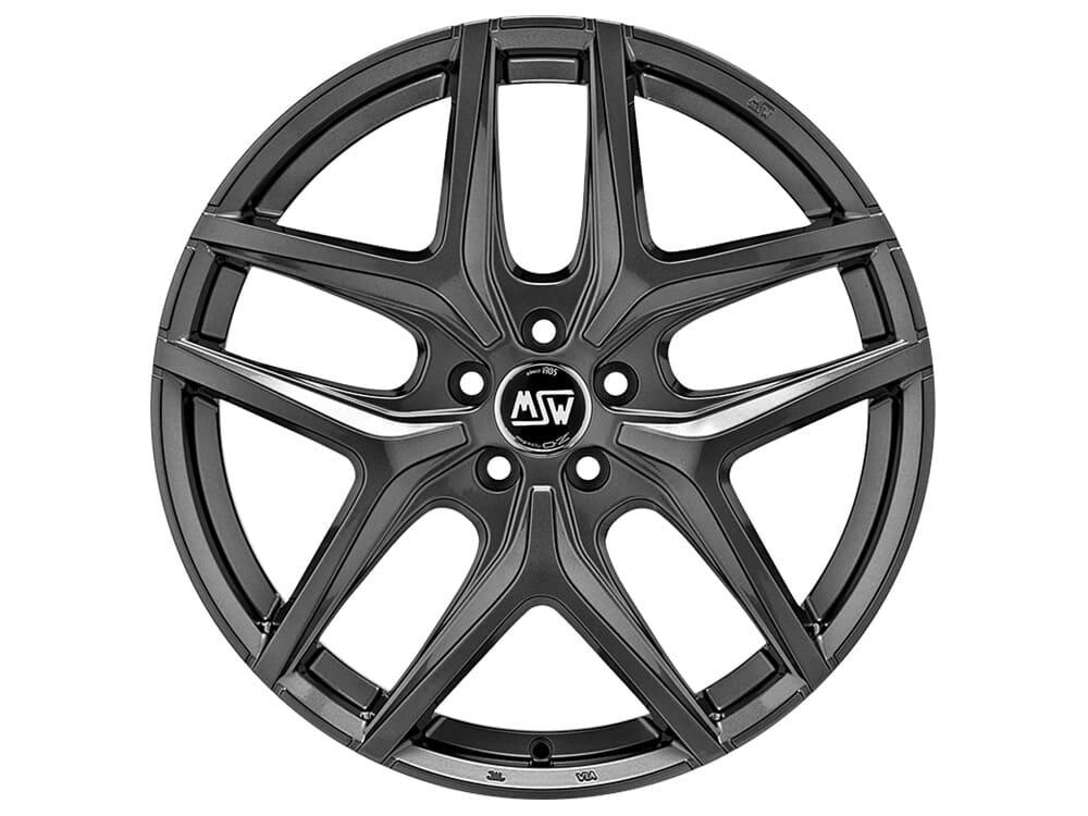 alumiinivanne MSW 40 Gloss Gun Metal 9x19" 5x130 ET45 keskireikä 66.6