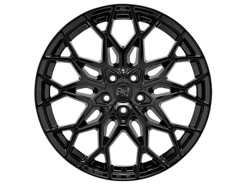 alumiinivanne MSW 51 Gloss Black 10x20" 5x120 ET39 keskireikä 66.6