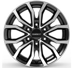 alumiinivanne Dezent KC dark Black/polished 7.5x19" 6x120 ET52 keskireikä 74.5