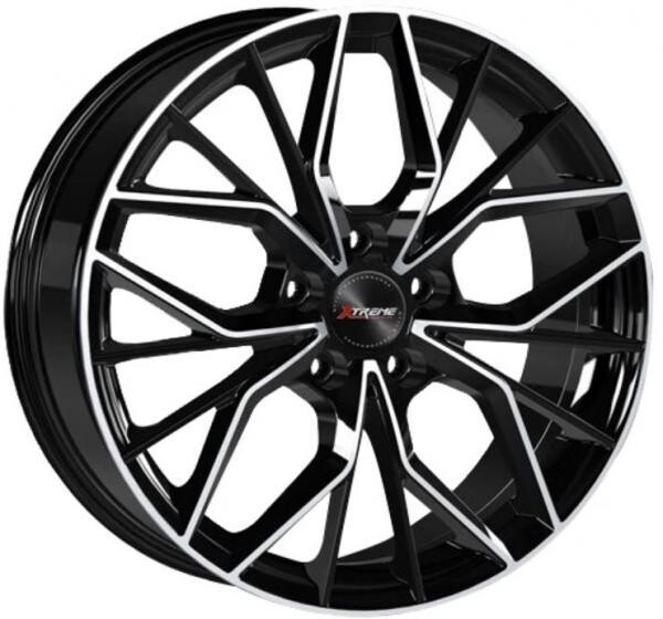 alumiinivanne Xtreme RX6 Black Polished 9x21" 5x112 ET42 keskireikä 57.1