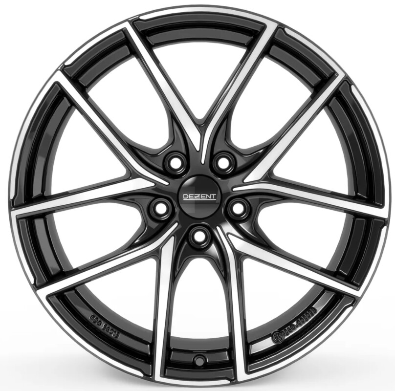 alumiinivanne Dezent TO dark Black/polished 7x17" 5x112 ET47 keskireikä 66.6