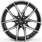 alumiinivanne Dezent TO dark Black/polished 7x17" 5x112 ET47 keskireikä 66.6