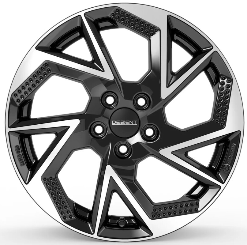 alumiinivanne Dezent AP dark Black/polished 7x17" 5x112 ET40 keskireikä 57.1