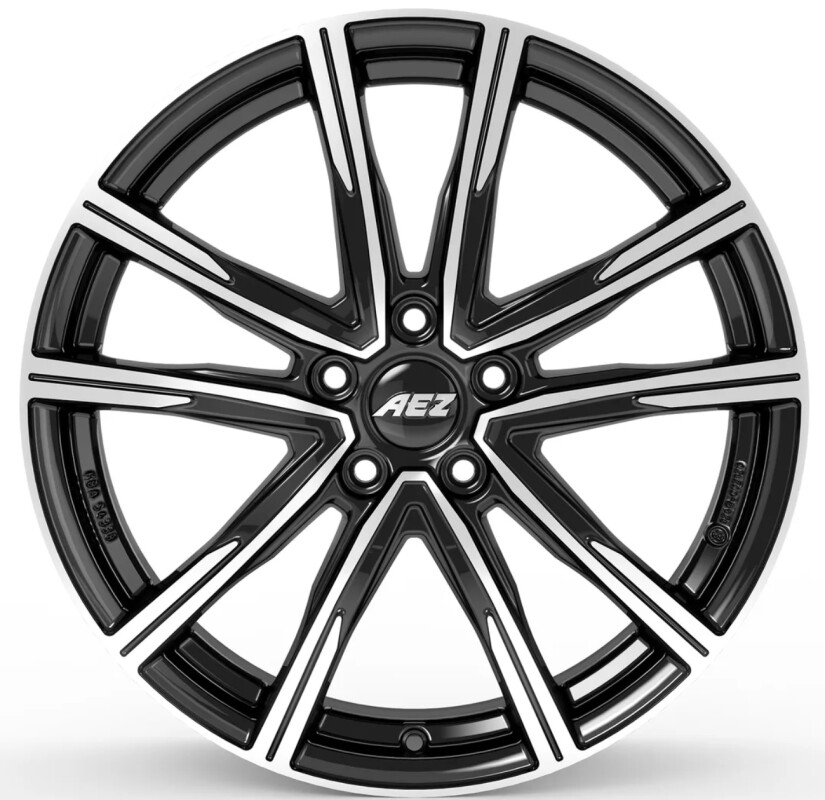 alumiinivanne AEZ Montreal dark Black/polished 7x19" 5x108 ET48 keskireikä 63.4