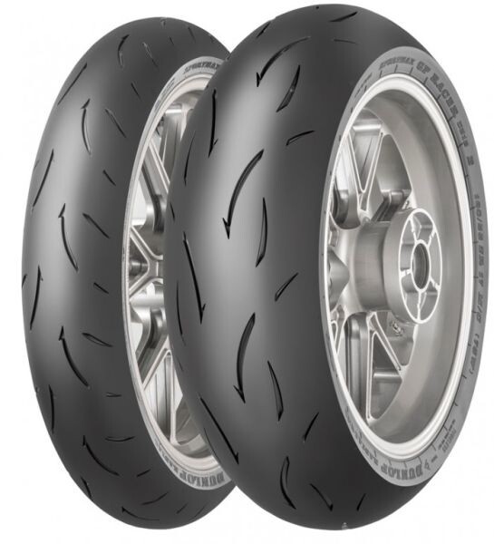 motorcycle racing tyre dunlop 120/70zr17 tl 58w gp racer d212 m front