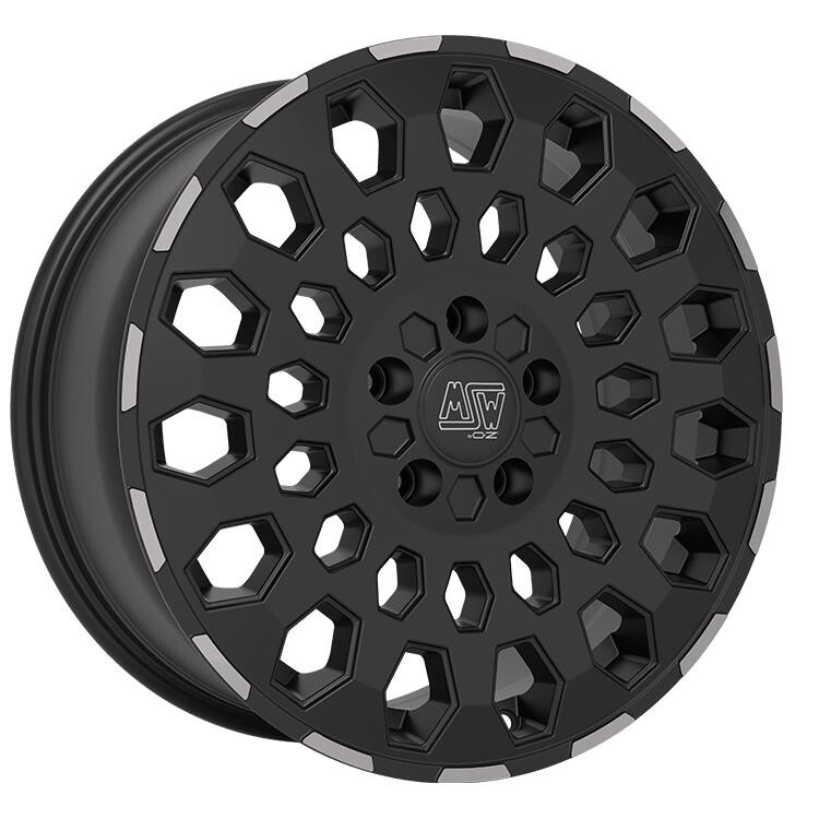 alumiinivanne MSW 99 Van Matt Black Lip Polished 7x17" 6x120 ET40 keskireikä 74.6