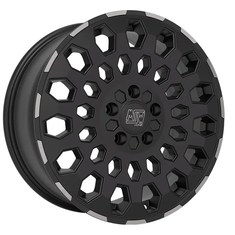 alumiinivanne MSW 99 Van Matt Black Lip Polished 8x19" 6x120 ET45 keskireikä 74.6