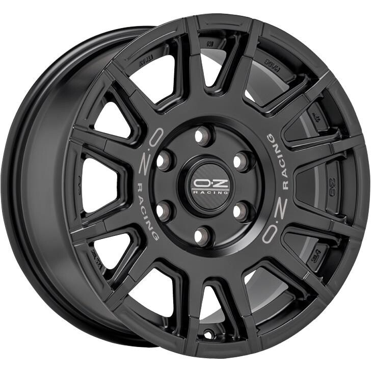 alumiinivanne OZ Racing Rally Legend Matt Black + Dark Lettering 8x17" 6x120 ET35 keskireikä 74.6
