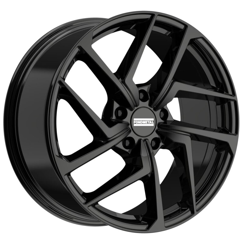 alumiinivanne Fondmetal Taara Glossy Black 10x22" 5x112 ET31 keskireikä 66.6