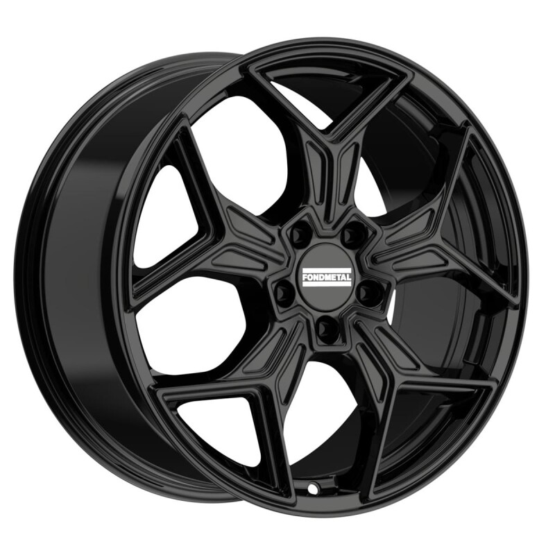 alumiinivanne Fondmetal Taranis Glossy Black 9.5x20" 5x112 ET43 keskireikä 66.6