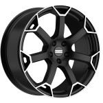 alumiinivanne Fondmetal Zephyrus Matt Black Machined 8.5x19" 5x112 ET45 keskireikä 66.6