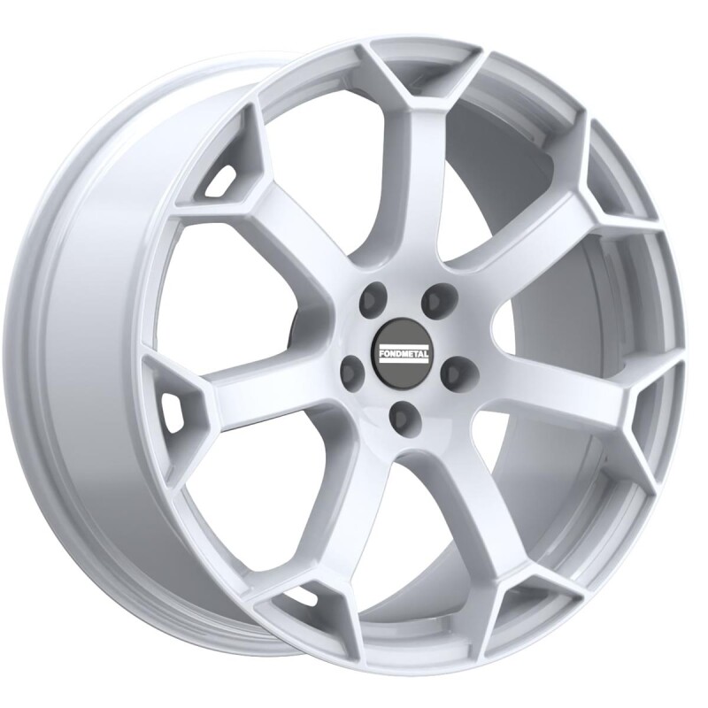 alumiinivanne Fondmetal Zephyrus Glossy White 8.5x19" 5x112 ET32 keskireikä 66.6