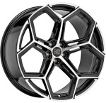 alumiinivanne MSW 53 Gloss Black Full Polished 10.5x22" 5x112 ET19 keskireikä 66.6