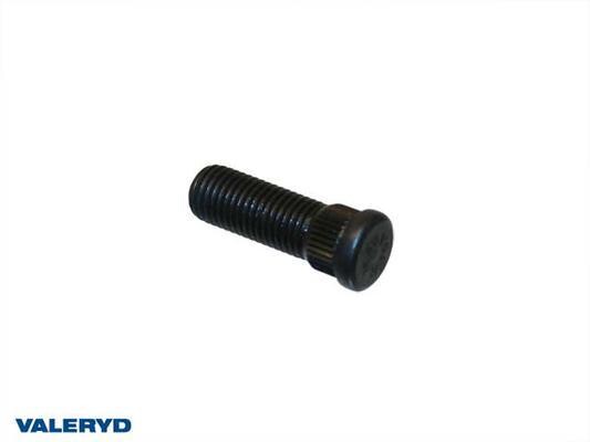 pyöränpultti M12x1.5 - Splines Ø13.6 x 7 mm - kierteen pituus 27,5 mm - Tot. lgth 40 mm