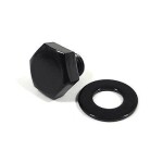 Lip Bolt M8x8 SS Gloss Black 1 Kpl