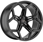 alumiinivanne MSW 53 Gloss Black 10.5x22" 5x112 ET19 keskireikä 66.6