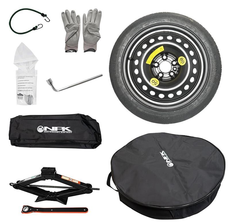 alumiinivanne NPK Spare Wheel teräs 4x17" 5x114.3 ET20 keskireikä 60.1
