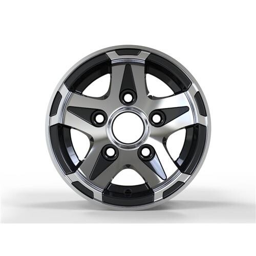alumiinivanne GG Trailer Black Polished 6x10" 5x112 ET0 keskireikä 67.1