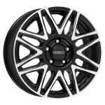 alumiinivanne Dezent KH dark Black/polished 6x16" 5x130 ET68 keskireikä 78.1