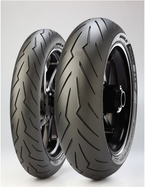 [3865500] Sport tyre PIRELLI 130/70ZR16 TL 61W DIABLO ROSSO III Front