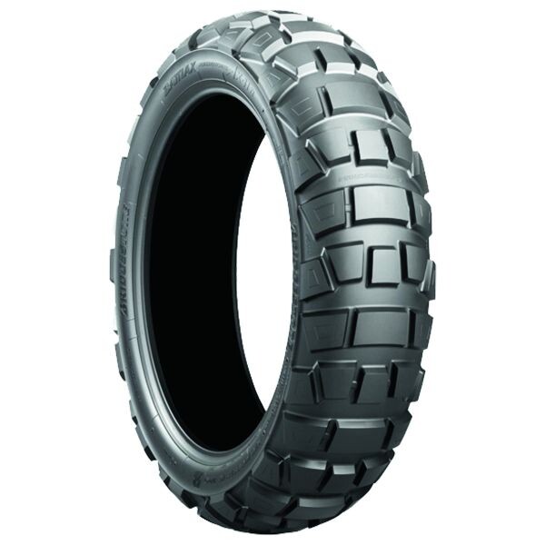 motorcycle road tyre bridgestone 130/80-17 tl 65p battlax adventurecross ax41 rear