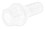 wheel bolt 13230535