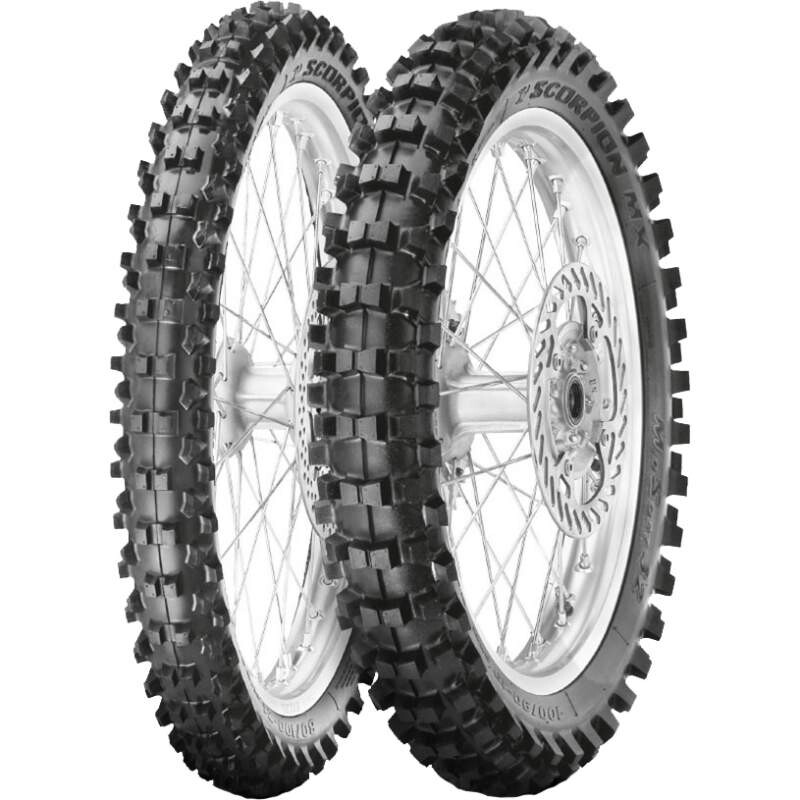 moottoripyörän rengas SCORPION MX32 MID pehmeä 70/100-17 Pirelli ScMX32MidS   NHS 40M F