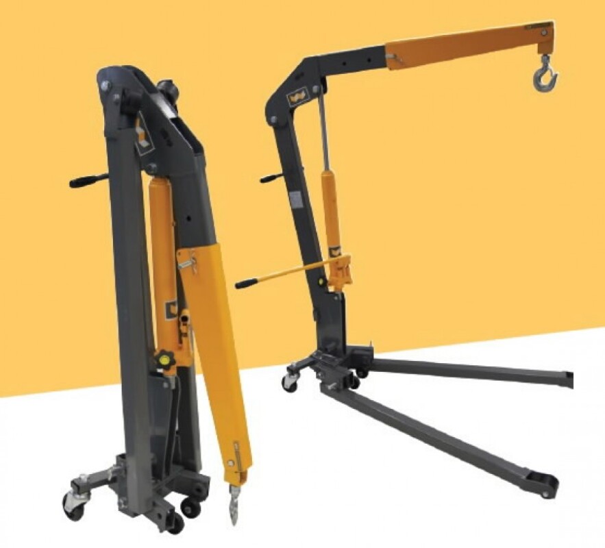 1TON FOLDABLE CRANE TWO SPEED pumppu NEW 1 TON FOLDABLE CRANE