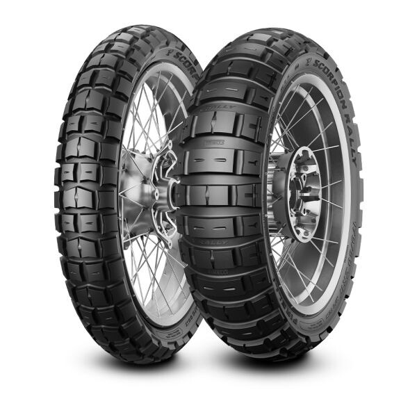 motorcycle off-road tyre pirelli 150/70r18 tl 54r scorpion rally rear