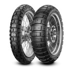 motorcycle off-road tyre pirelli 150/70r18 tl 54r scorpion rally rear