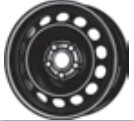 6.0x16, 5x112, CH 57, ET: 48; teräsvanne AUDI A3; SEAT LEON, LEON SC, LEON ST; SKODA OCTAVIA III; VW GOLF ALLTRACK, GOLF SPORTSVAN, GOLF VII 04.12- CMR